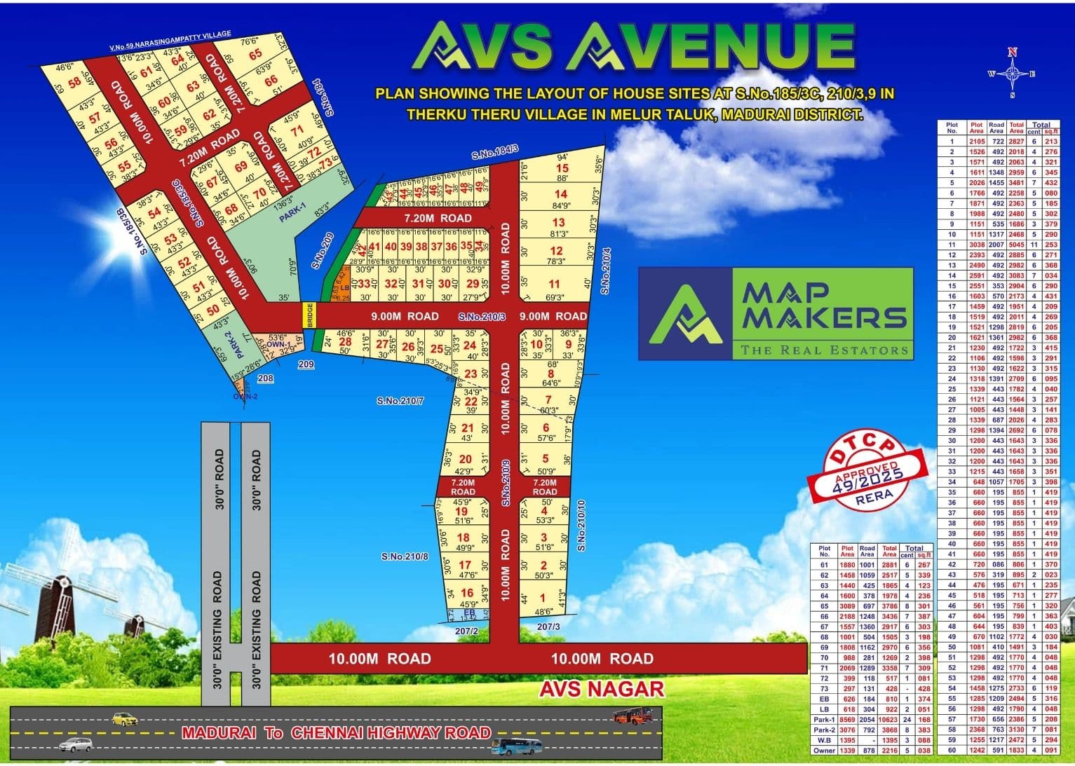 AVS Avenue Plot Layout